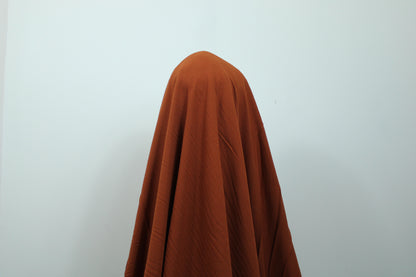 Tissu crêpe - terracotta - photo 3/3 | So Tissus
