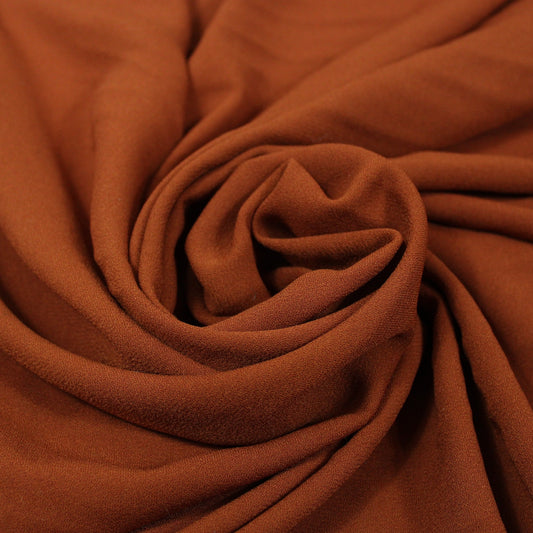 Tissu crêpe - terracotta - photo 1/3 | So Tissus