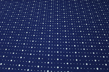 Tissu broderie anglaise - bleu nuit - photo 5/5 | So Tissus