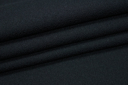 Tissu crêpe texturé - noir - photo 2/3 | So Tissus