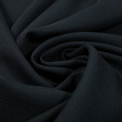 Tissu crêpe texturé - noir - photo 1/3 | So Tissus