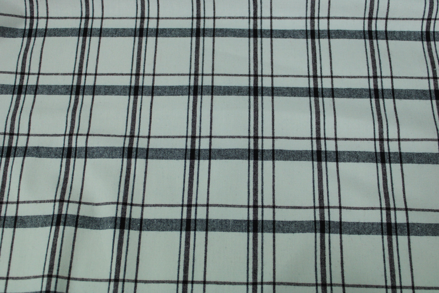 Tissu tartan de laine - blanc à carreaux - photo 5/5 | So Tissus