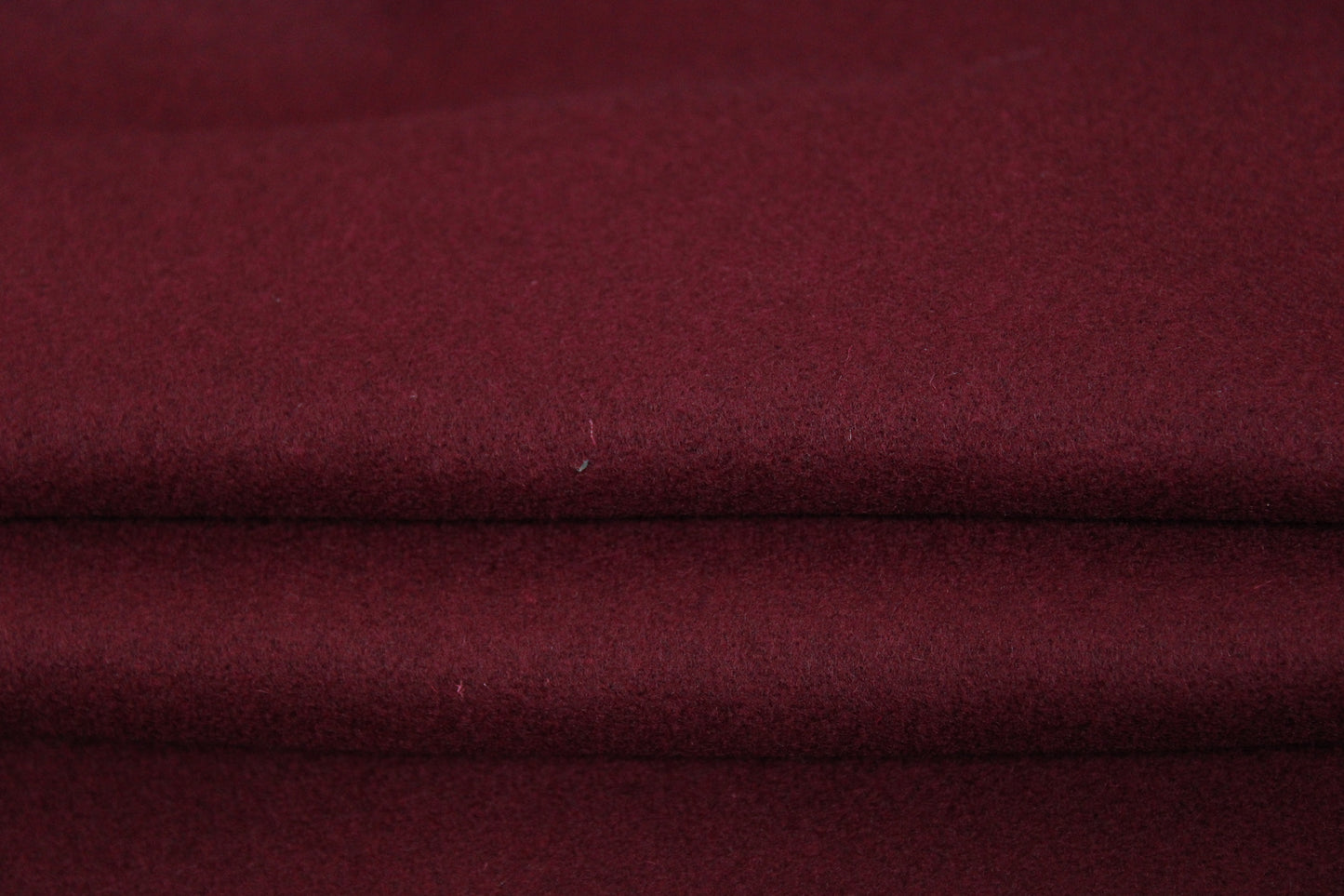 Tissu drap de laine - lie de vin - photo 2/3 | So Tissus
