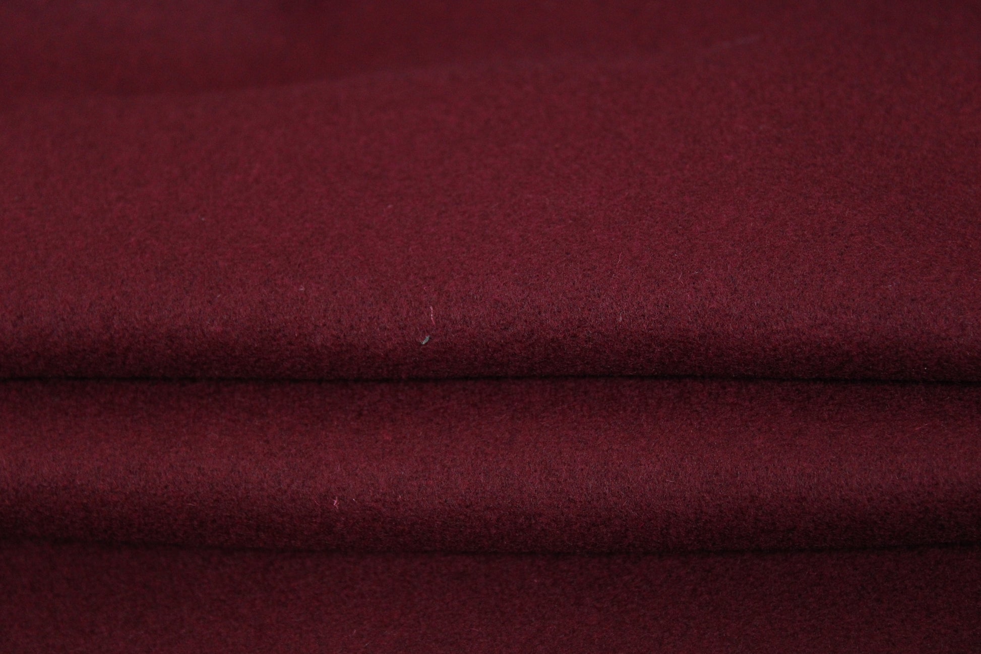 Tissu drap de laine - lie de vin - photo 2/3 | So Tissus