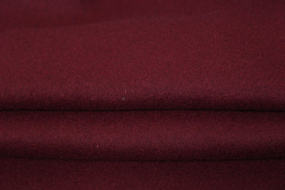 Tissu drap de laine - lie de vin - photo 2/3 | So Tissus