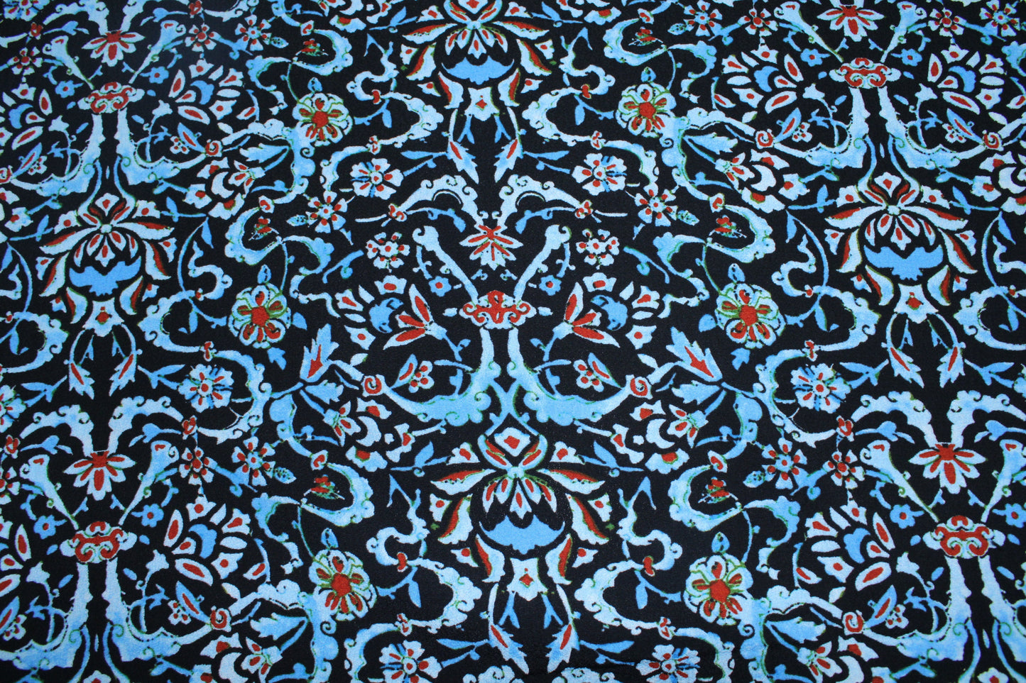 Tissu crêpe viscose - imprimé cachemire fleuri - photo 4/5 | So Tissus