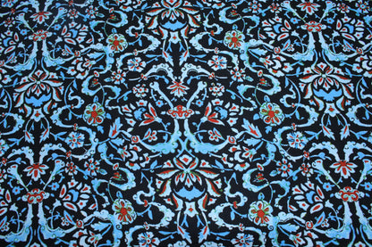 Tissu crêpe viscose - imprimé cachemire fleuri - photo 4/5 | So Tissus