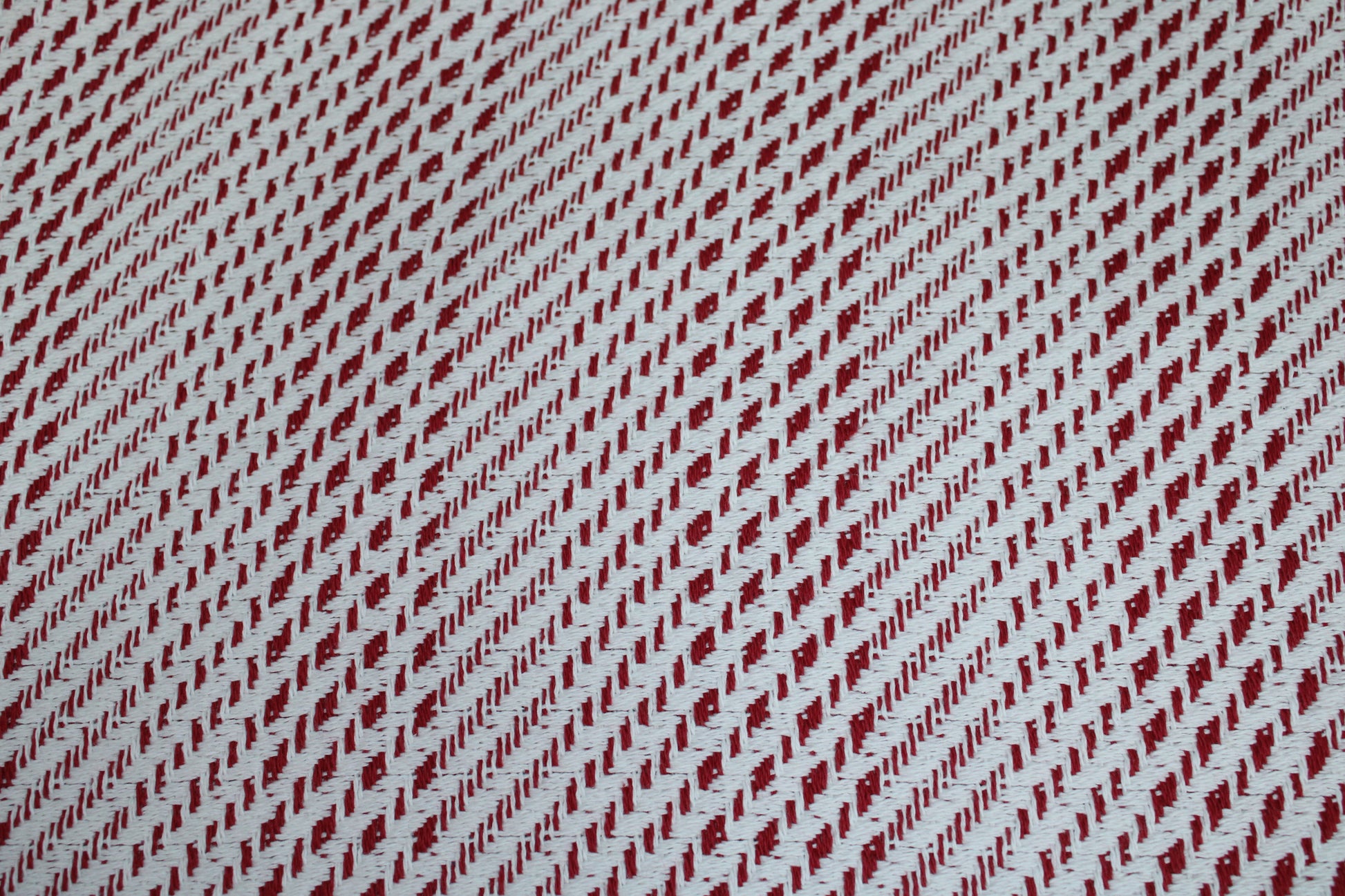 Tissu tweed coton - rouge et blanc - photo 4/5 | So Tissus