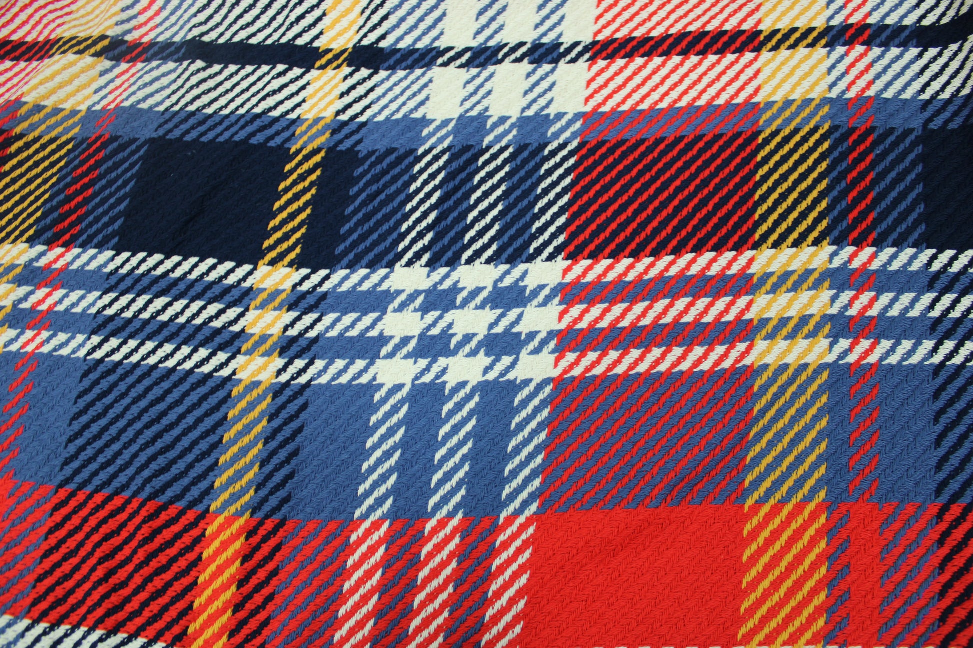 Tissu tweed coton - à carreaux - multicolore - photo 4/5 | So Tissus
