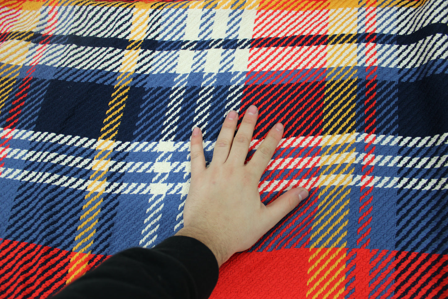 Tissu tweed coton - à carreaux - multicolore - photo 5/5 | So Tissus