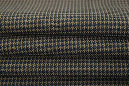 Tissu laine froide - pieds de puce - noir et marron - photo 2/4 | So Tissus
