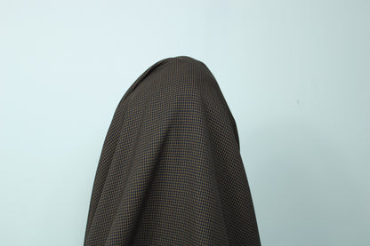Tissu laine froide - pieds de puce - noir et marron - photo 3/4 | So Tissus