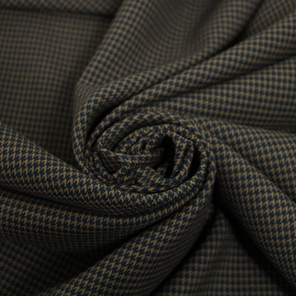 Tissu laine froide - pieds de puce - noir et marron - photo 1/4 | So Tissus