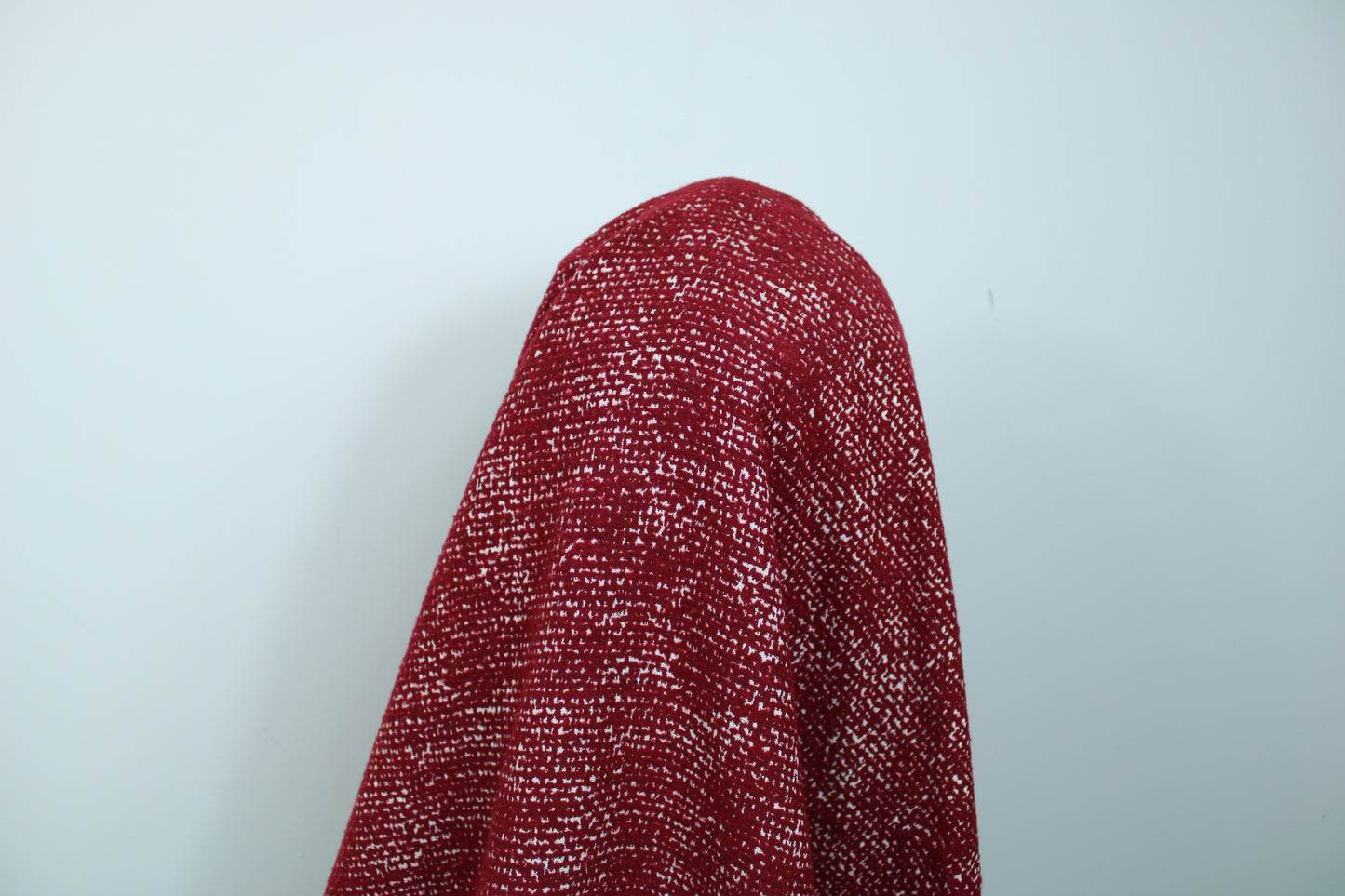 Tissu tweed - ton lie de vin - photo 3/4 | So Tissus
