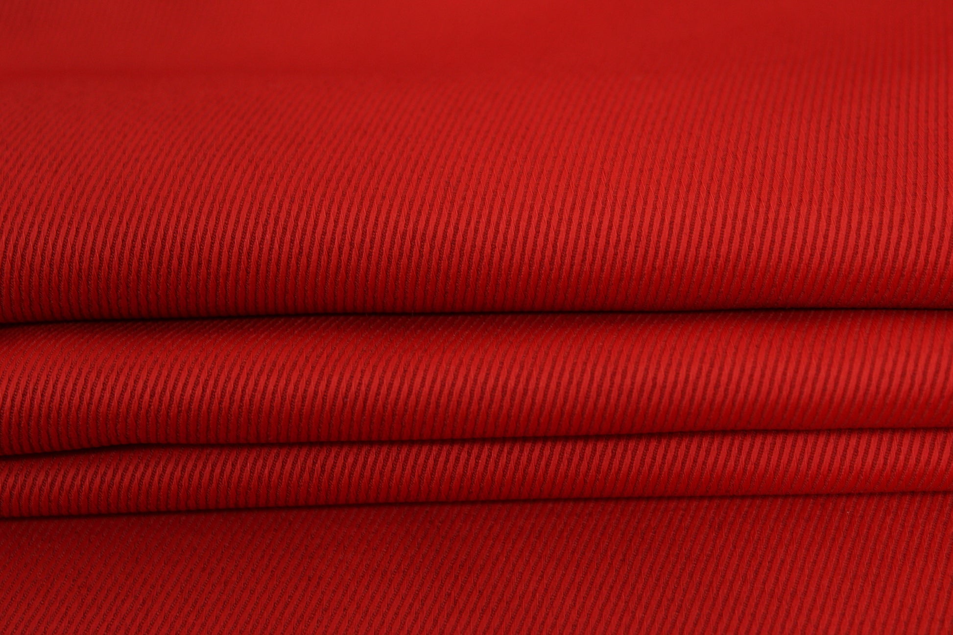 Tissu flanelle de laine sergé - rouge - photo 2/3 | So Tissus