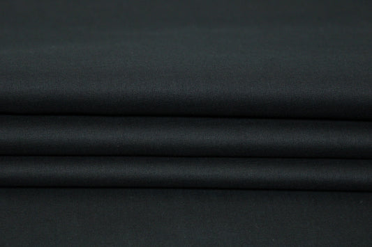 Tissu voile de coton - noir - photo 2/3 | So Tissus