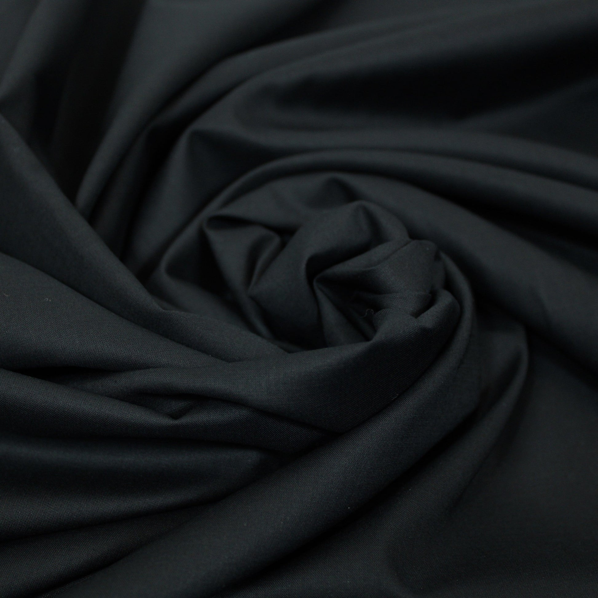 Tissu voile de coton - noir - photo 1/3 | So Tissus