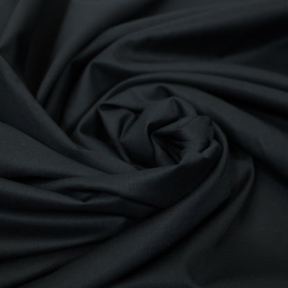Tissu voile de coton - noir - photo 1/3 | So Tissus
