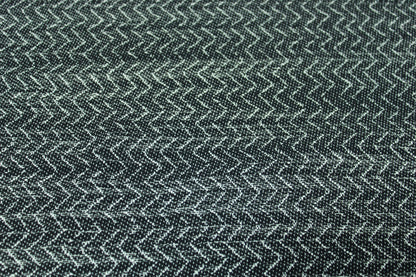 Tissu brocart - motif chevron - noir et blanc - photo 4/5 | So Tissus