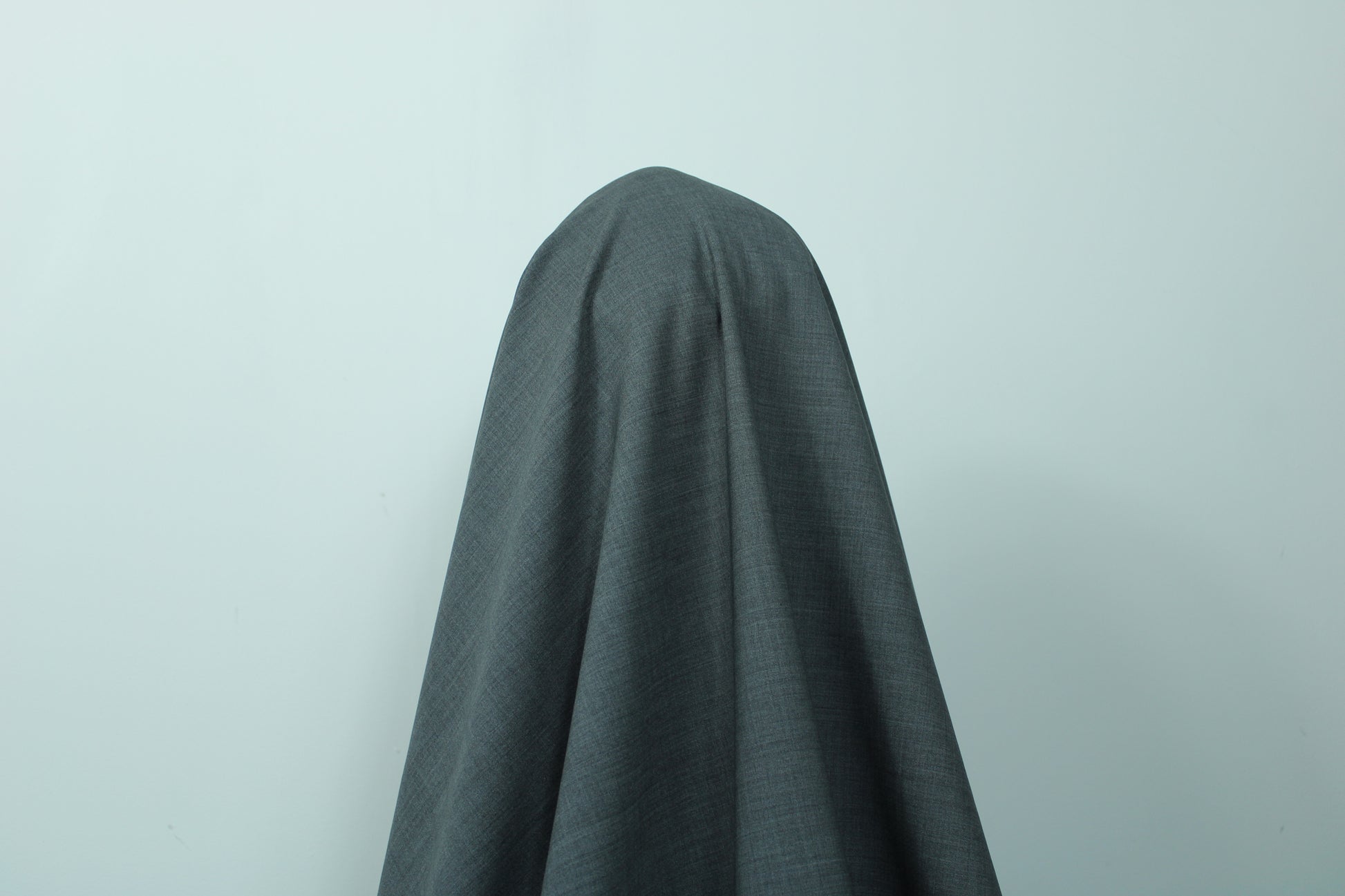 Tissu laine froide stretch - gris chiné - photo 3/3 | So Tissus