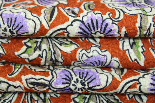Tissu double gaze - imprimé fleuri - photo 2/5 | So Tissus