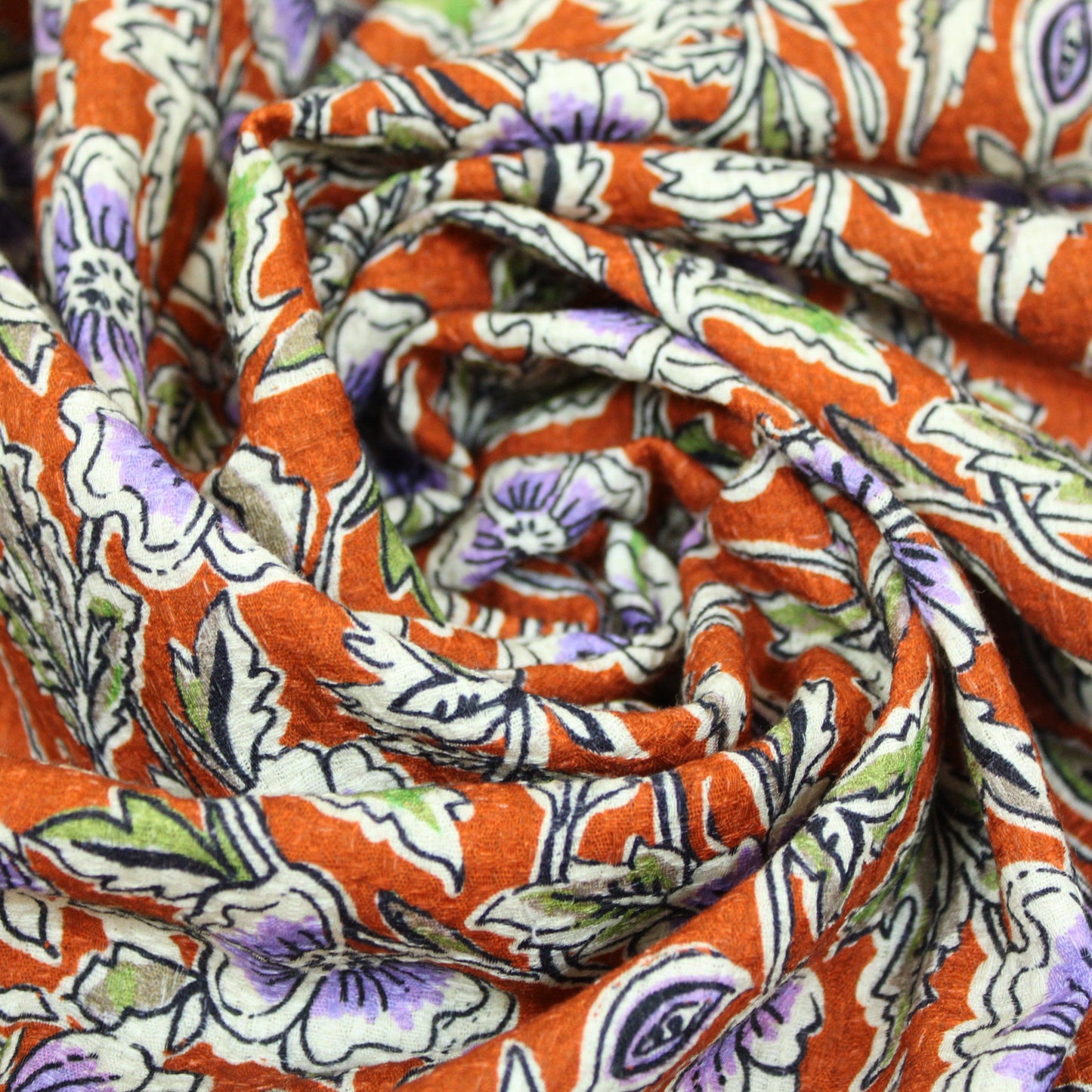 Tissu double gaze - imprimé fleuri - photo 1/5 | So Tissus