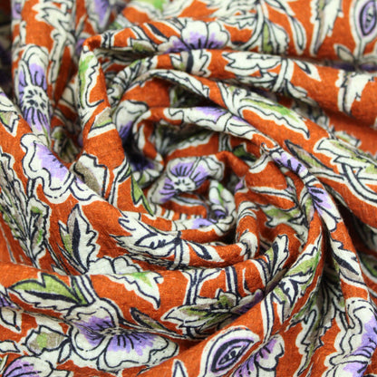 Tissu double gaze - imprimé fleuri - photo 1/5 | So Tissus