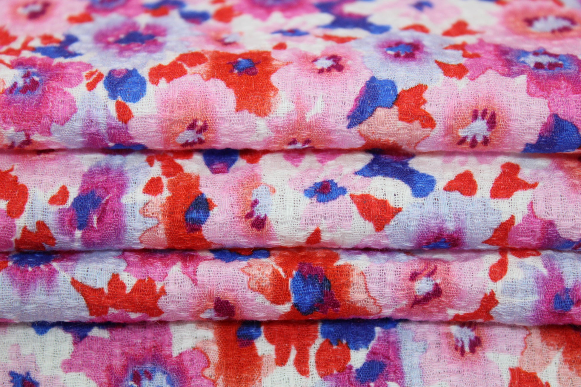 Tissu crêpon viscose - imprimé fleuri - photo 2/5 | So Tissus
