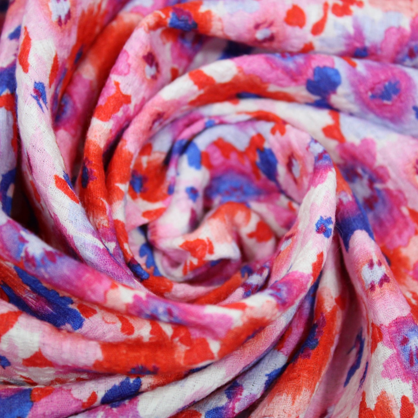 Tissu crêpon viscose - imprimé fleuri - photo 1/5 | So Tissus