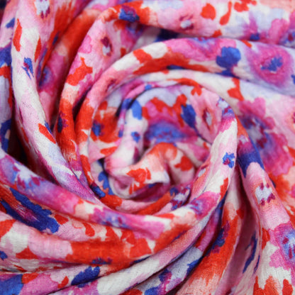 Tissu crêpon viscose - imprimé fleuri - photo 1/5 | So Tissus