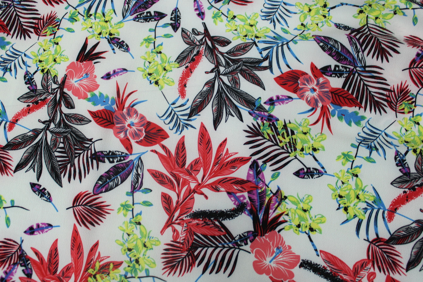 Tissu crêpe - imprimé fleuri - multicolore - photo 5/5 | So Tissus