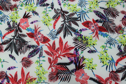 Tissu crêpe - imprimé fleuri - multicolore - photo 5/5 | So Tissus