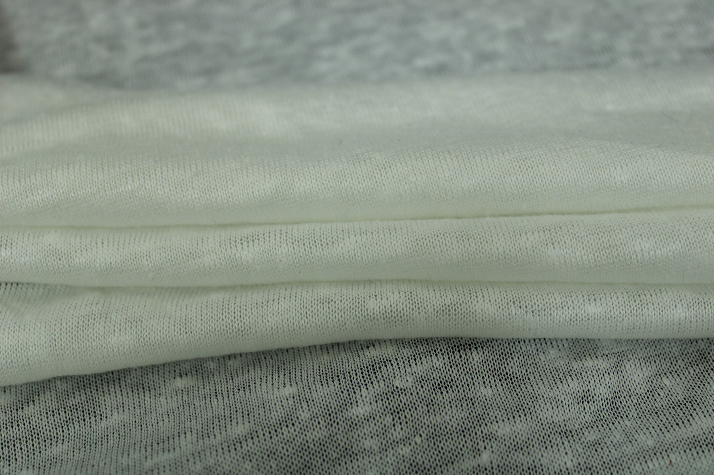 Tissu jersey de lin - ecru - photo 2/3 | So Tissus