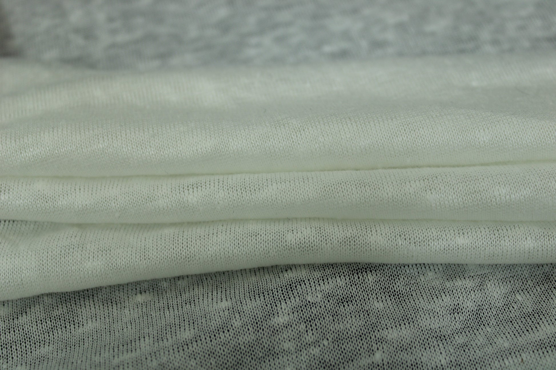Tissu jersey de lin - ecru - photo 2/3 | So Tissus