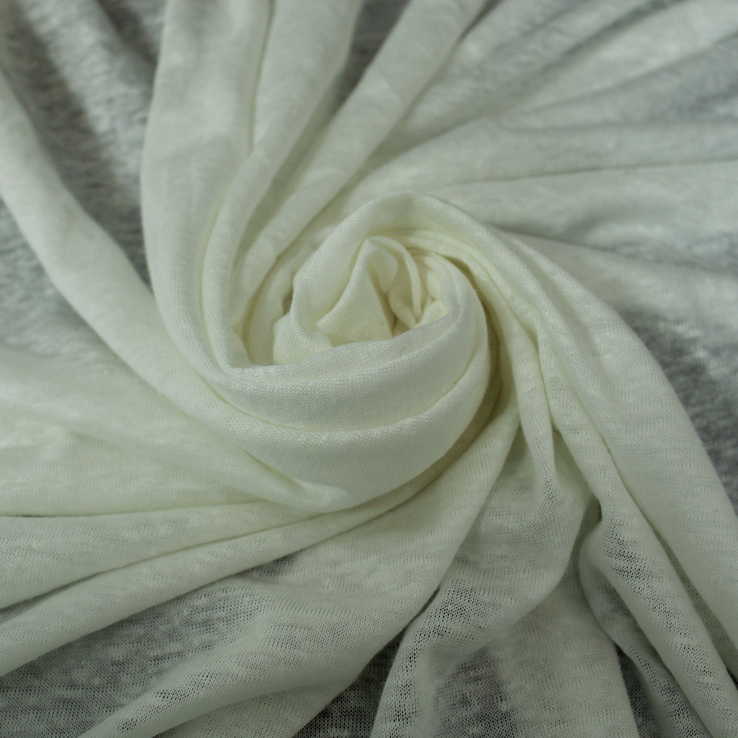 Tissu jersey de lin - ecru - photo 1/3 | So Tissus