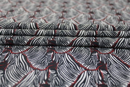 Tissu crêpe - imprimé zèbres - photo 2/4 | So Tissus