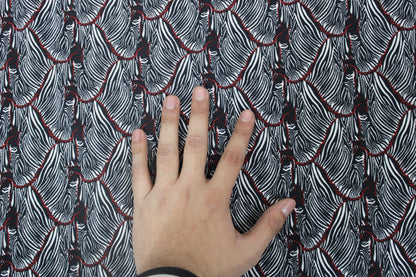Tissu crêpe - imprimé zèbres - photo 4/4 | So Tissus