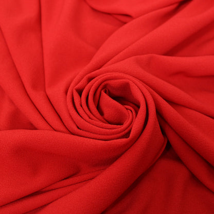 Tissu crêpe - rouge braise - photo 1/4 | So Tissus