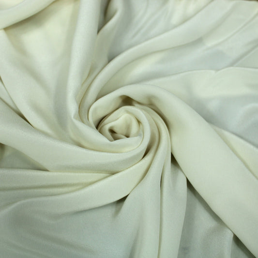 Tissu crêpe de soie lavé - écru - photo 1/3 | So Tissus