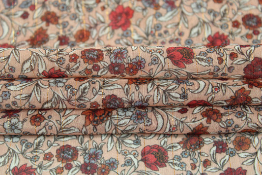 Tissu mousseline - imprimé fleuri - photo 2/5 | So Tissus