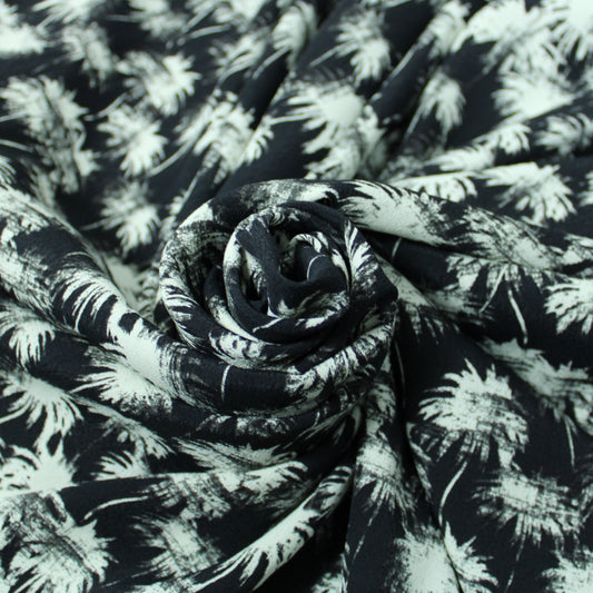 Tissu crêpe viscose - imprimé palmiers - photo 1/5 | So Tissus