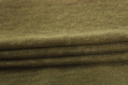 Tissu jersey de lin - marron clair - photo 2/3 | So Tissus