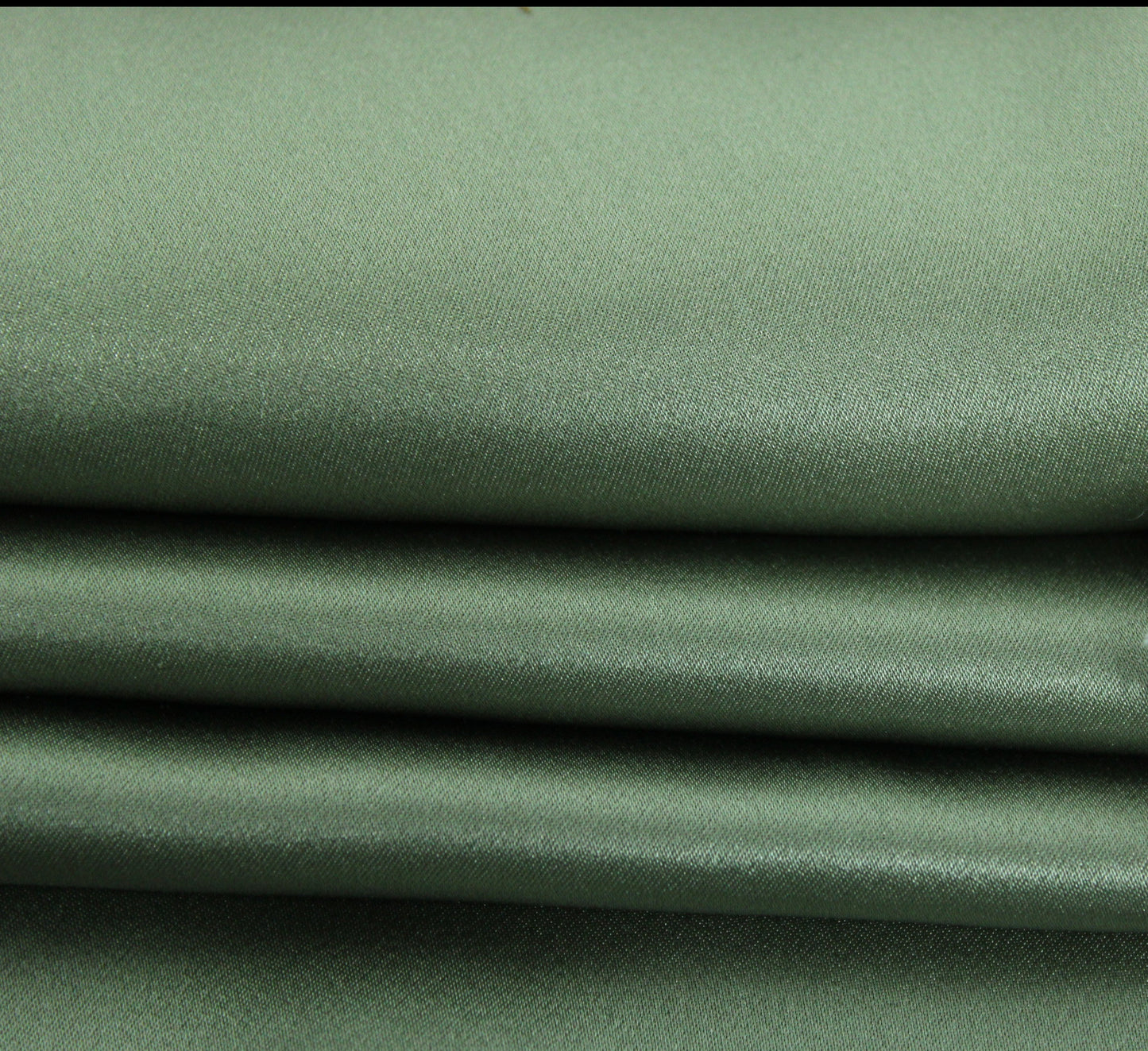 Tissu satin de soie 100% - gris vert - photo 2/3 | So Tissus
