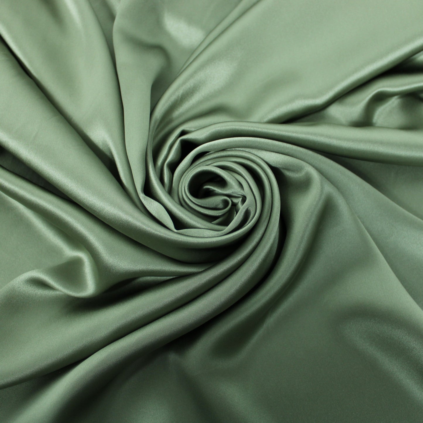 Tissu satin de soie 100% - gris vert - photo 1/3 | So Tissus