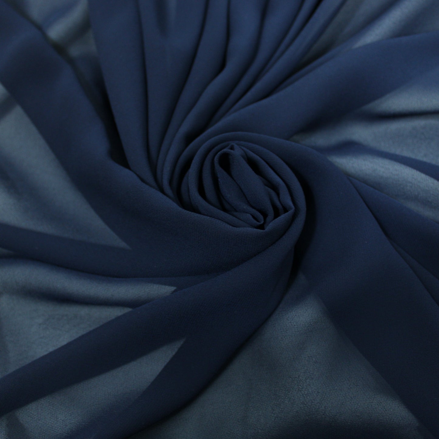Tissu crêpe georgette  - bleu marine - photo 1/4 | So Tissus