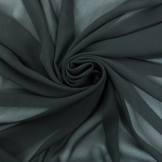 Tissu crêpe georgette  - noir - photo 1/4 | So Tissus