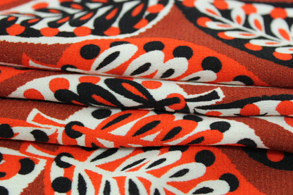Tissu crêpe viscose - imprimé grandes feuilles abstraites - photo 2/5 | So Tissus