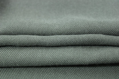 Tissu étamine de laine et viscose - gris souris - photo 2/3 | So Tissus