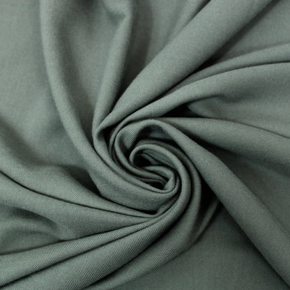 Tissu étamine de laine et viscose - gris souris - photo 1/3 | So Tissus