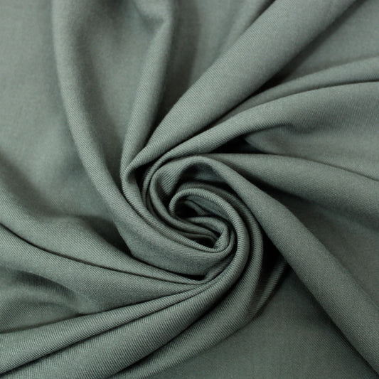 Tissu étamine de laine et viscose - gris souris - photo 1/3 | So Tissus